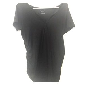 Black maternity shirt
